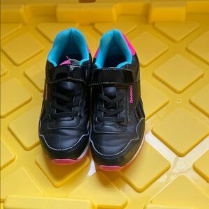 Reebok Kids Sneakers Black with Pink and Blue